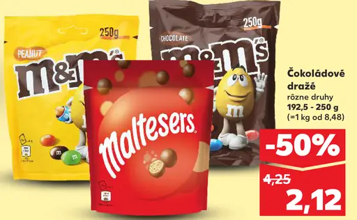 Maltesers čokoládové dražé