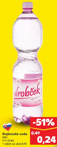 Drobček Dojčenská voda