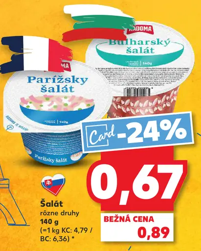 Billa Parížsky šalát