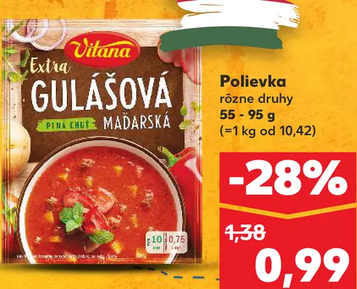 Vitana Extra gulášová polievka maďarská