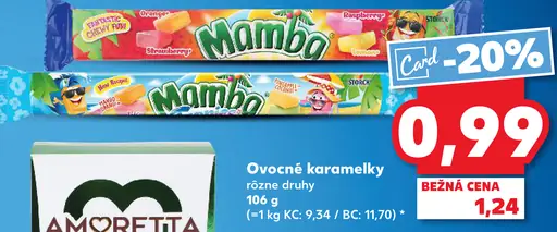 Storck Mamba ovocné karamely rôzne druhy