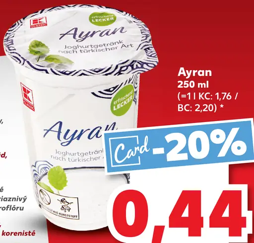 K-Classic Ayran jogurtový nápoj