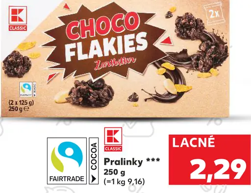 K-Classic Choco Flakies cereálie