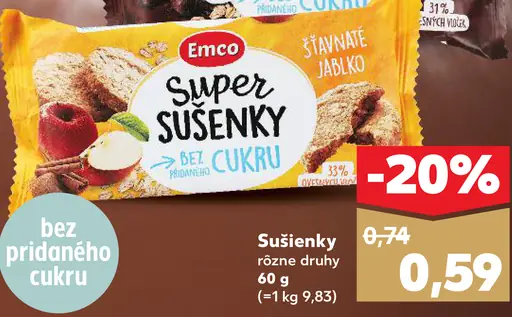 Emco Super sušienky bez cukru