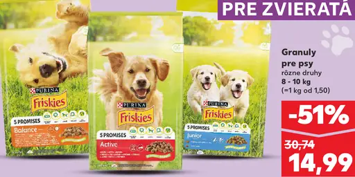 Purina Friskies granuly pre psy Balance