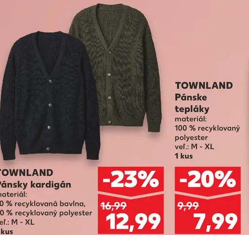 Townland pánsky kardigán