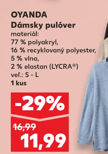 Oyanda Dámsky pulóver