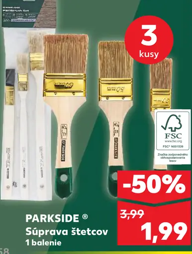 PARKSIDE Súprava štetcov