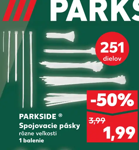 Parkside Spojovacie pásky
