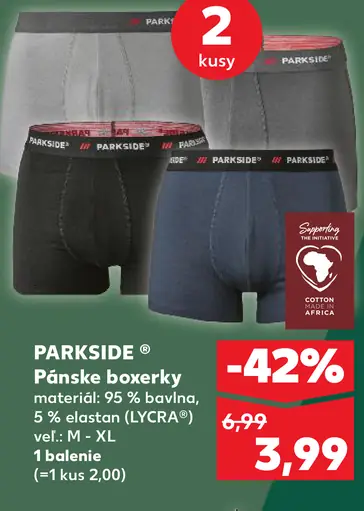 Parkside Pánske boxerky
