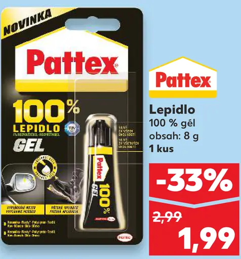 Pattex Lepidlo 100% gel