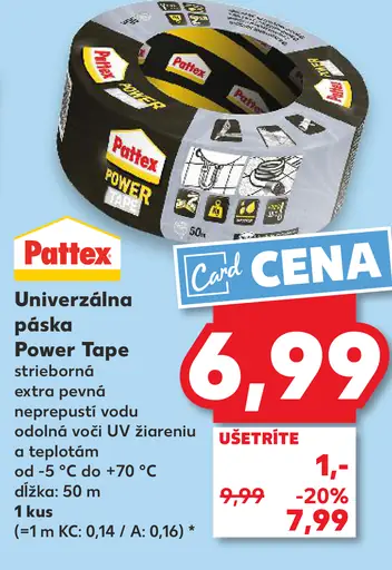 Pattex Univerzálna páska Power Tape strieborná