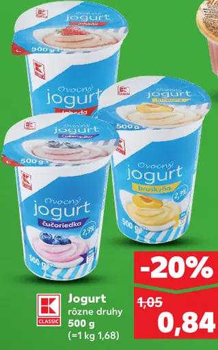 Jogurt ovocný