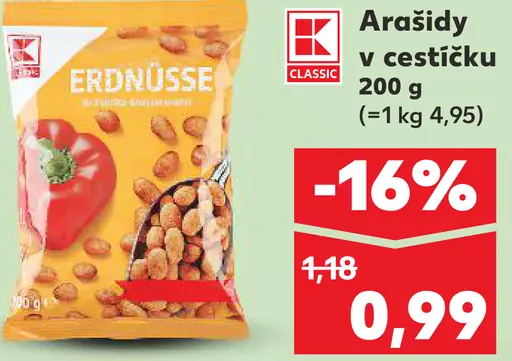 K-Classic Arašídy v cestíčku