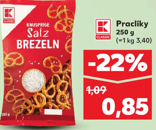 K-Classic Salz Brezeln praclíky