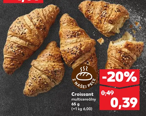 Croissant multicereálny