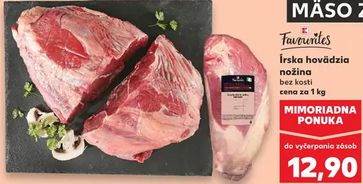 K-Favourites Írska hovädzia nožina bez kosti