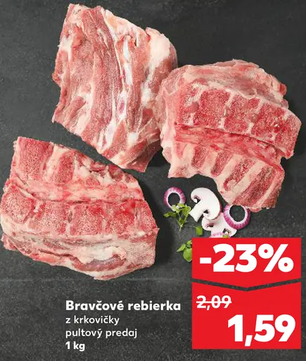Bravčové rebierka z bočka
