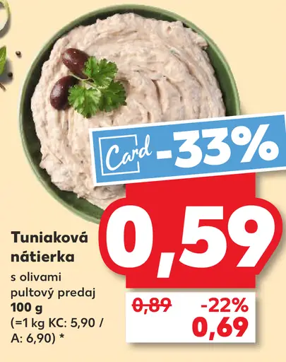 Tuniaková nátierka s olivami