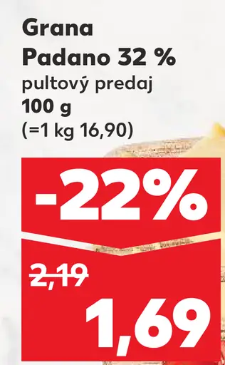 Grana Padano 32 % syr