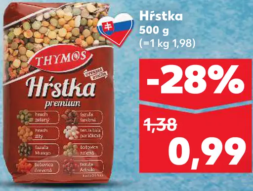 Thymos hŕstka pražená