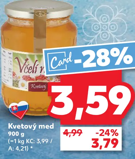 Včelí dar kvetový med