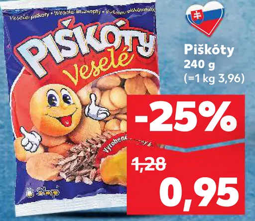 Piškoty Veselé