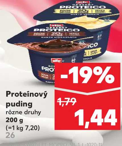 Dr. Oetker Dolcioso proteínový puding rôzne druhy