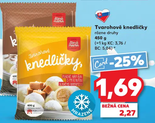 K-Classic tvarohové knedličky