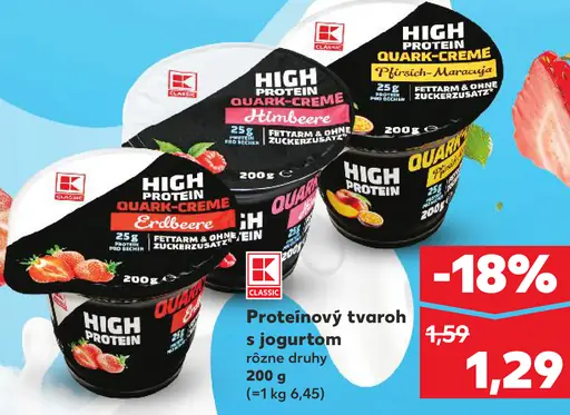 K-Classic High Protein tvaroh s jogurtom