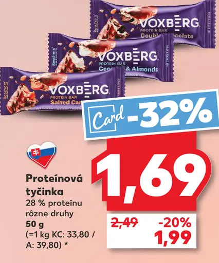 Voxberg proteínová tyčinka