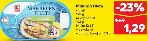 K-Classic Makrelen Filets v oleji