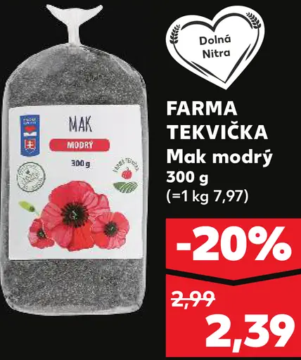 Farma Tekvička Mak modrý