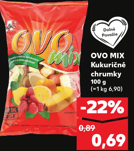 Ovo Mix Kukuřičné chrumky