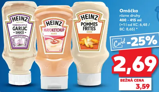 Heinz omáčka Garlic Sauce