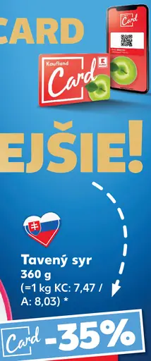 Karička tavený syr super maxi