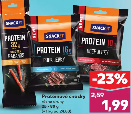 Snack it proteínové snacky
