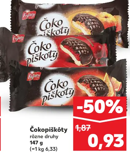 Figaro Čoko piškóty rôzne druhy