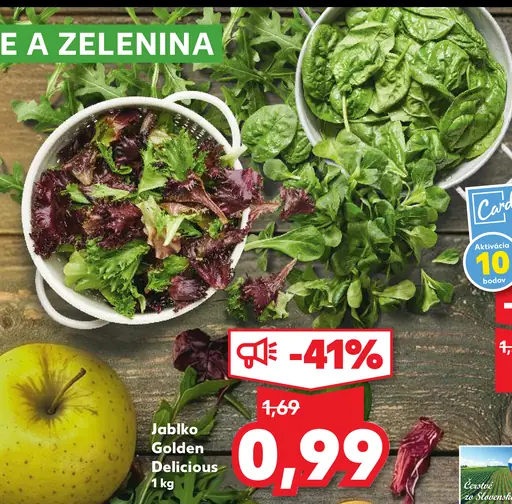 Jablko Golden Delicious