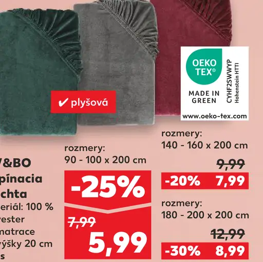 LIV&BBO Napínacia plachta 90 × 100 × 20 cm