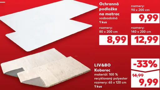 Ochranná podložka na matrac 90 × 200 cm