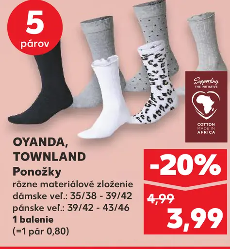 Oyanda, Townland Ponožky