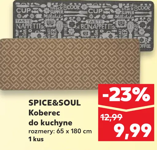SPICE&SOUL Koberec do kuchyne 65 × 180 cm