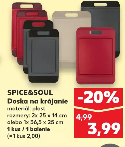 Spice&Soul Doska na krájanie