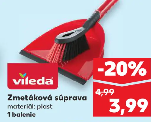 Vileda zmetáková súprava plastová