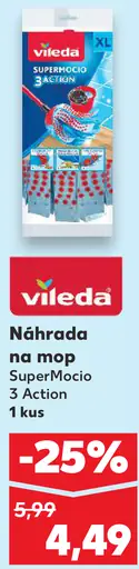 Vileda Mokro na mop SuperMocio 3 Action