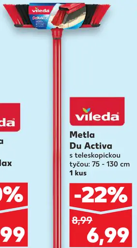 Vileda Metla Du Activa s teleskopickou tyčou