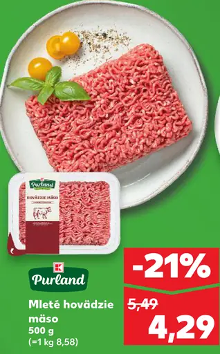Purland Mleté hovädzie mäso
