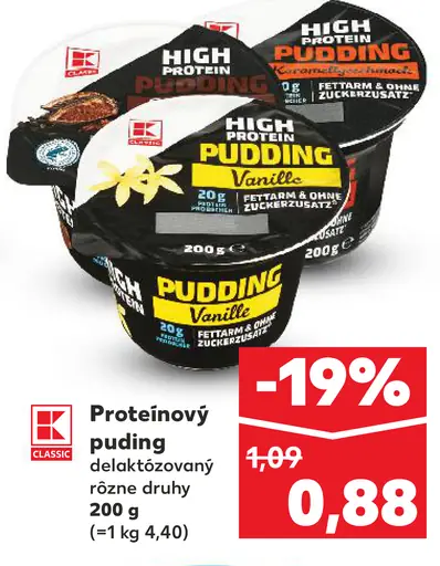 K-Classic High Protein Krupicový puding