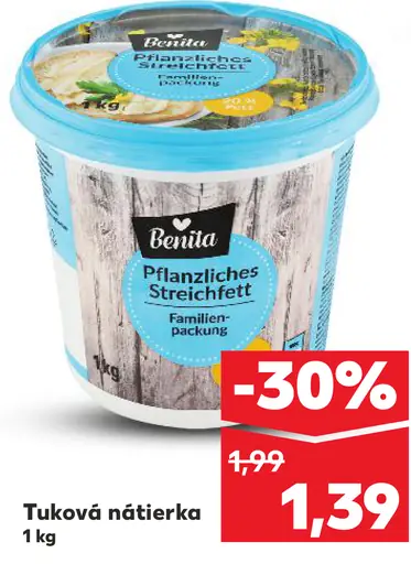 Benita rastlinná tuková nátierka